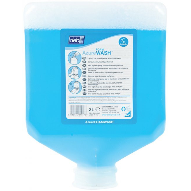 Deb Azure Foam Wash 1ltr 6 refills