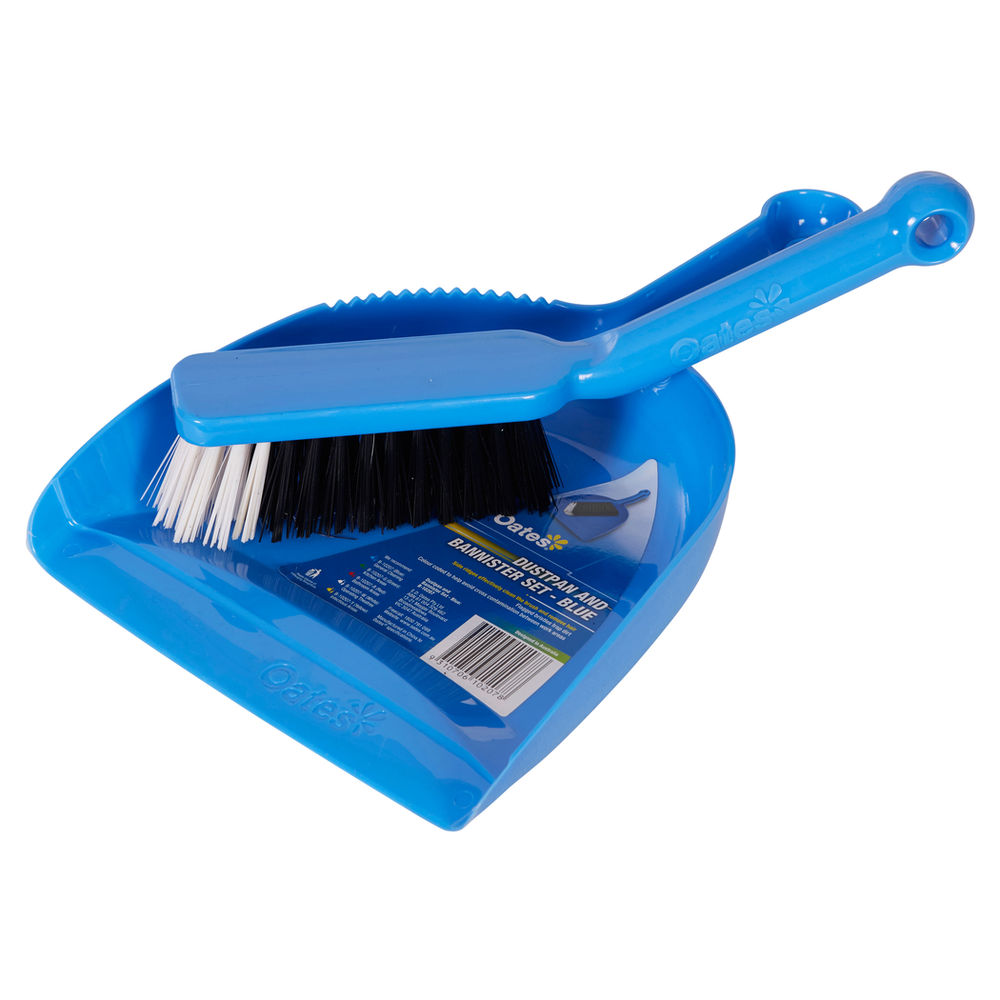 Dustpan & Bannister Set - Blue