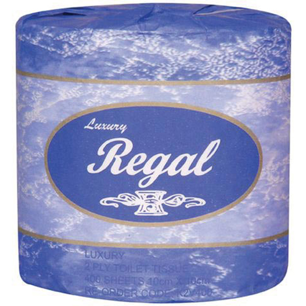 Regal Toilet Roll - 2 Ply 400 Sheet